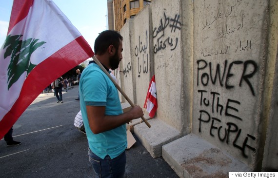 beirut protest