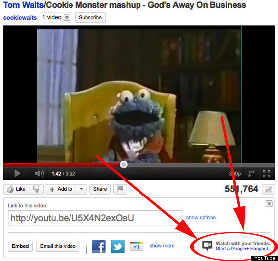 YouTube Gets Google+ HANGOUTs (PICTURES)