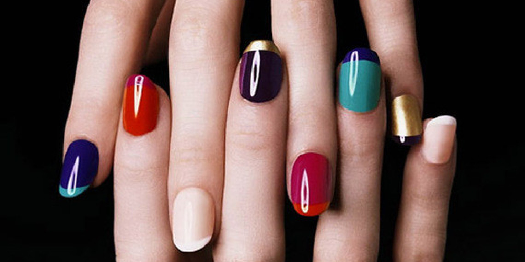 colored nail polish uses