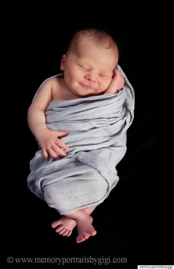 Newborn's 'Butt Exploded' All Over Dad's Back In Photoshoot