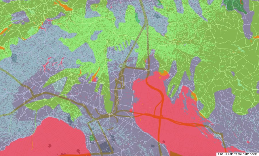 Google Maps Turned Into Cool Generative Art By BostonBased Coder