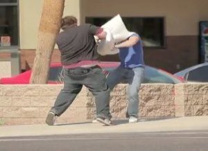 Impromptu Pillow Fight