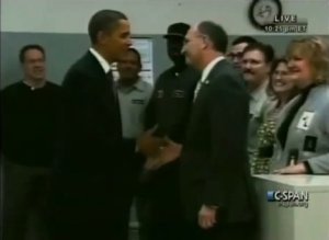 Obama Awesome Handshake
