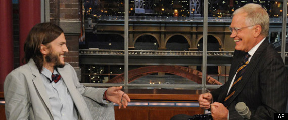 Ashton Kutcher Late Show