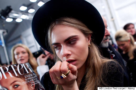 cara delevingne london fashion week