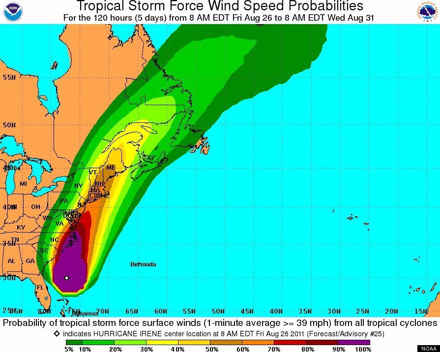 hurricane irene path