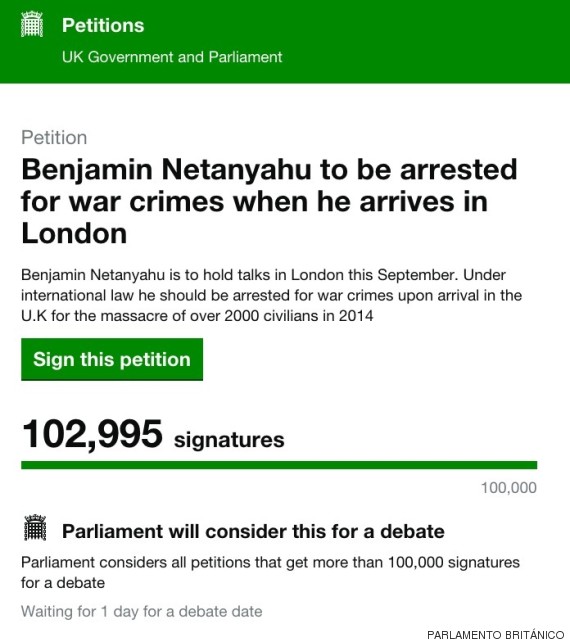 netanyahu londres