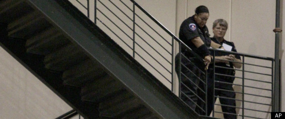 Fan Falls Rangers Ballpark