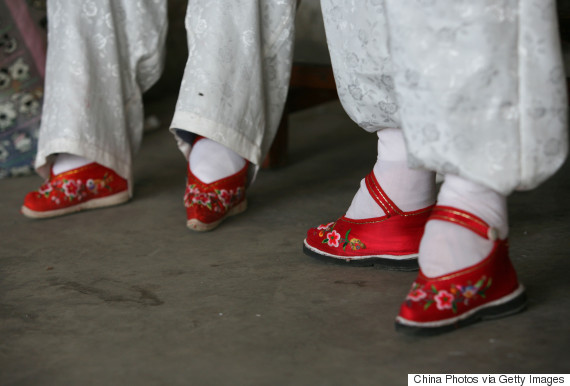 chinese women bound feet