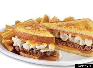 Dennys Mac N Cheese Patty Melt