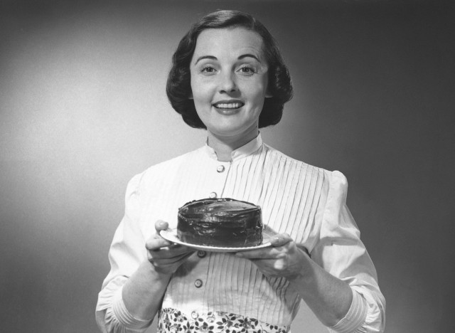 woman baking