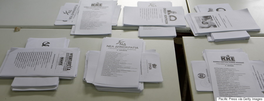 greek elections ballots