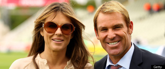 Shane Warne Liz Hurley