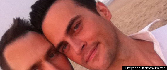 Cheyenne Jackson Marries Partner
