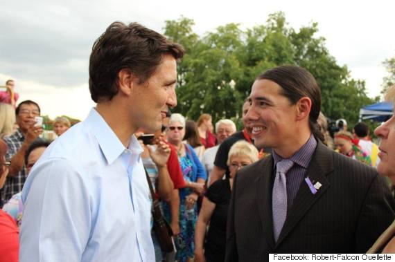 robert falcoln oulette justin trudeau