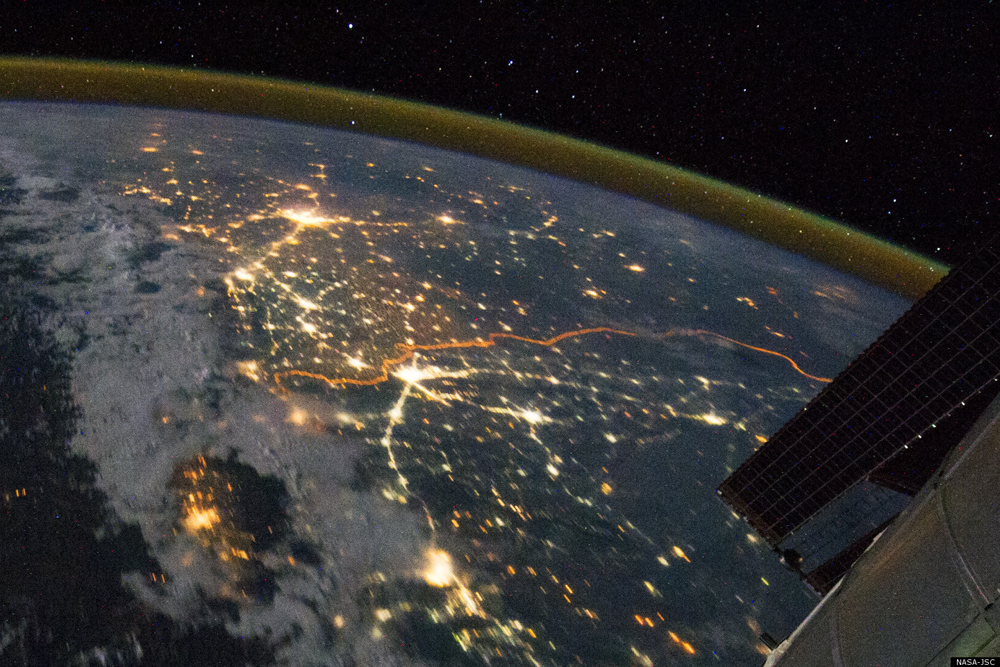 Muralha da China vista do espaço