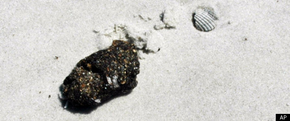 Tar Balls Alabama Beaches