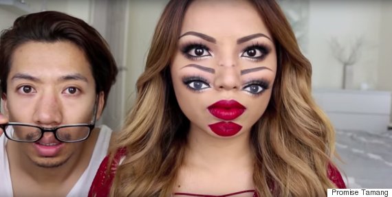 double vision makeup