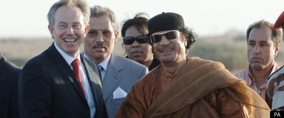 Blair And Gaddafi