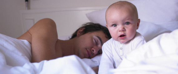Dad Sleeping Baby Testosterone