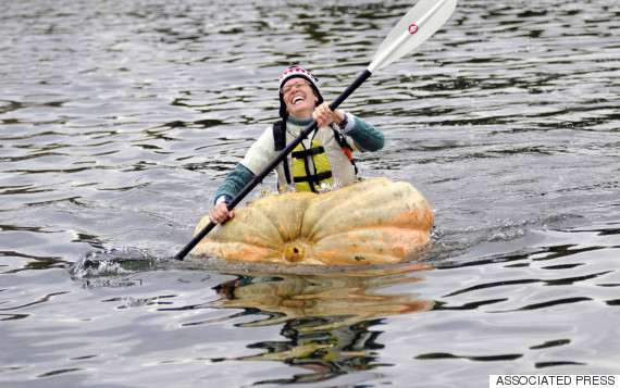 pumpkin boat