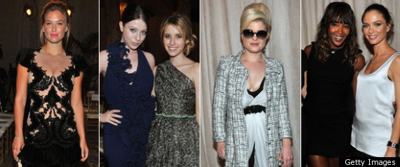 Stars Front Row At Marchesa
