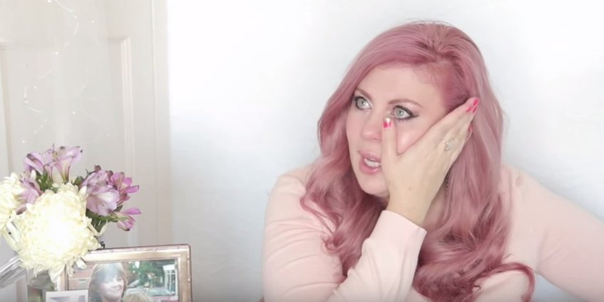 Sprinkle Of Glitter Dyes Her Hair Pink For Cancer Research UK In Honour