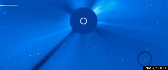 Comet Goes Into Sun