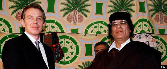 Blair And Gaddafi