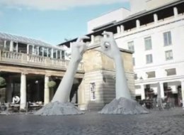 WATCH: Big Hands Emerge From European Streets