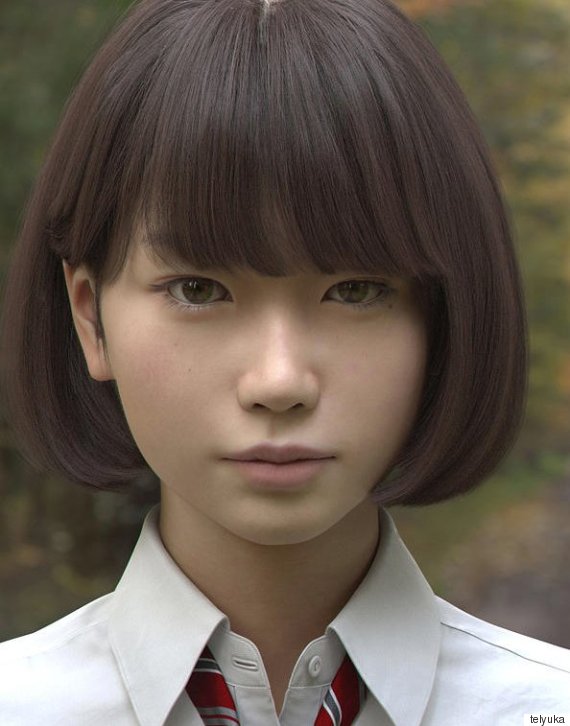 Tokyo 3d Computer Graphics Artists Create Freakishly Lifelike Japanese Girl Huffpost