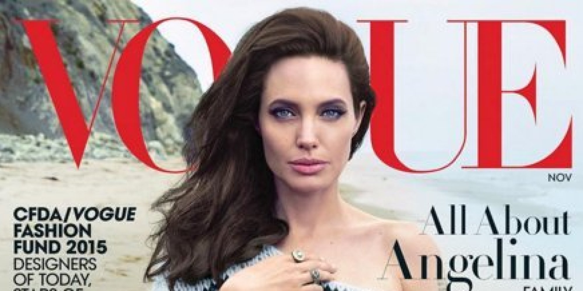 Angelina Jolie Pitt Graces Vogue November Cover With Her Family