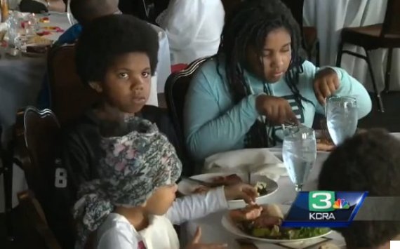 homeless wedding feast