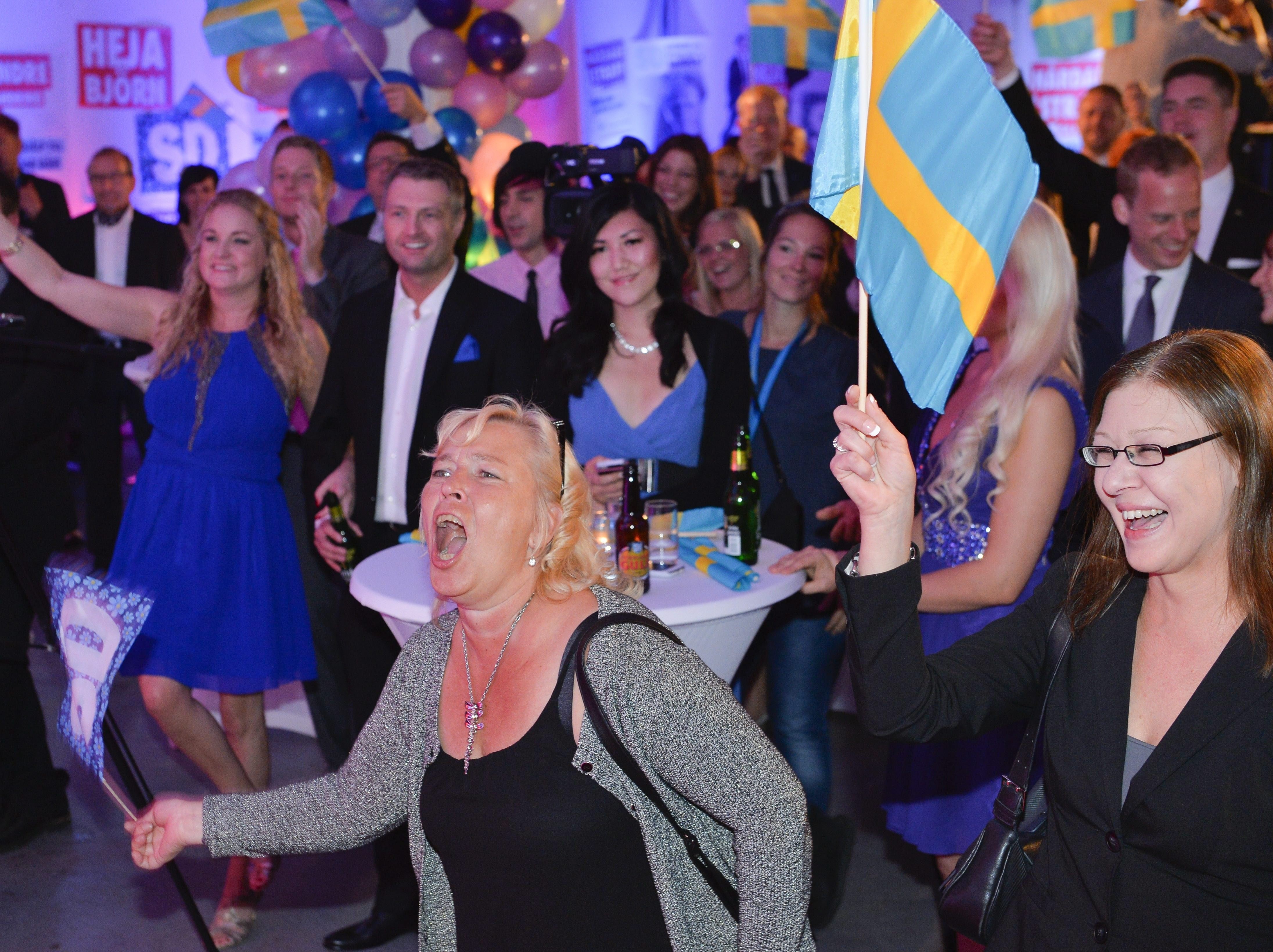 farright sweden democrats in stockholm