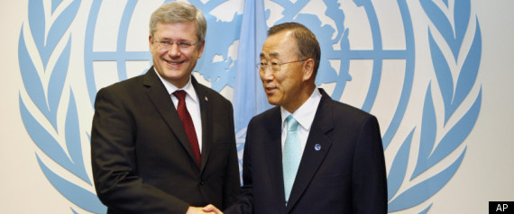 Stephen Harper United Nations Libyan Mission