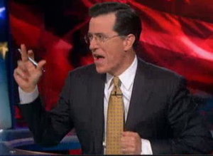 Colbert Wall Street Protest