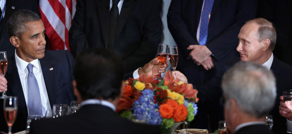 obama putin toast