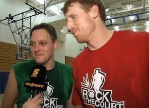 Win Butler Arcade Fire Matt Bonner Charity Basketb