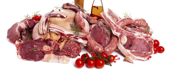 SAUSAGES HAM MEAT