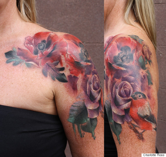 watercolour tattoo