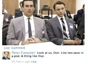 Don Draper Facebook Timeline