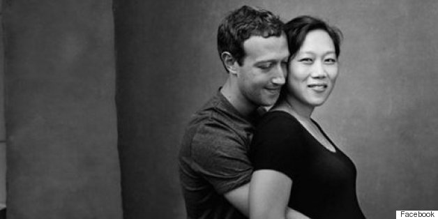 Mark Zuckerberg Cradles Wife's Growing Bump In Touching Photo