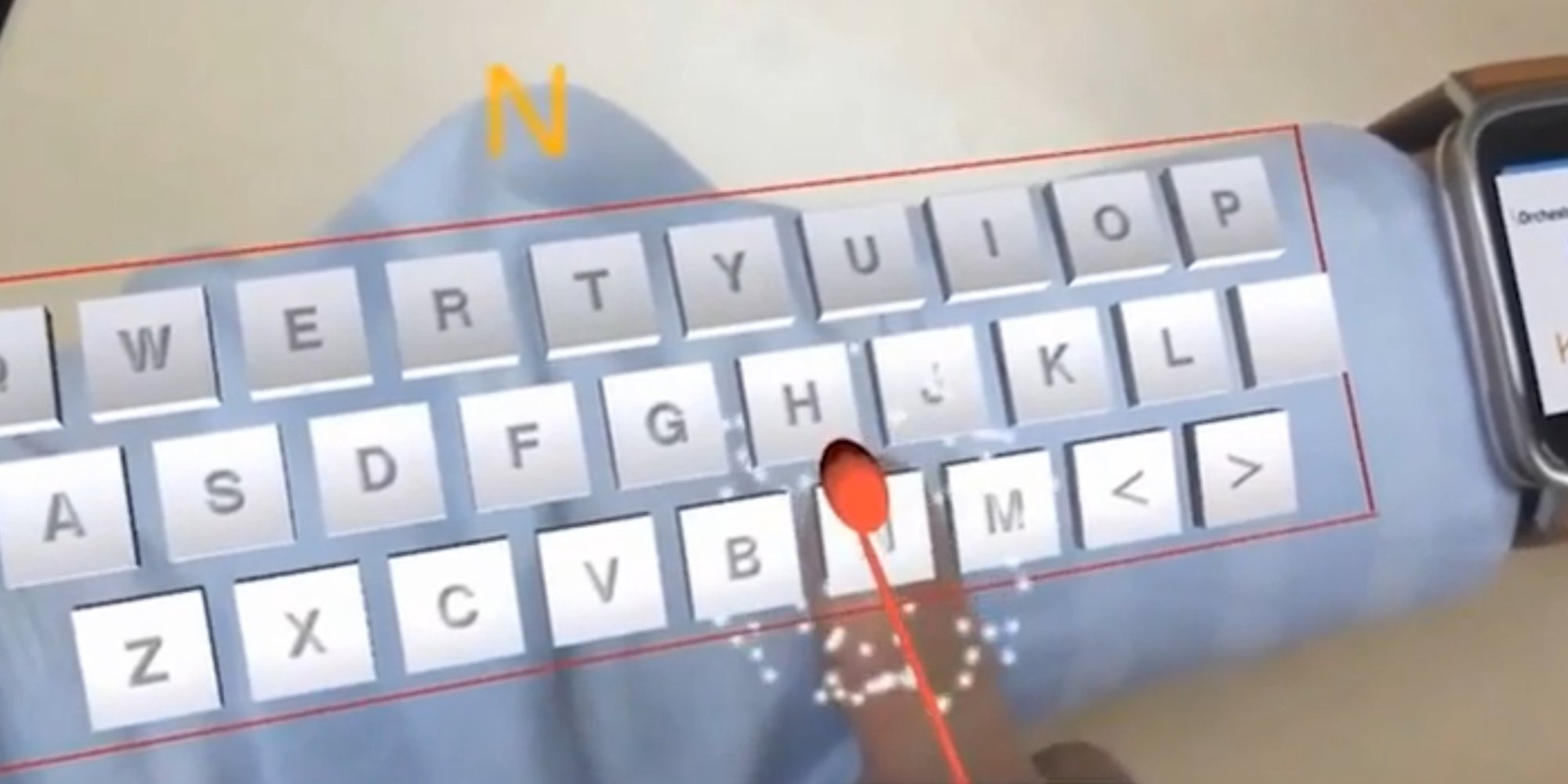 Japanese Firm Develops Virtual Keyboard That Can Be Projected On To