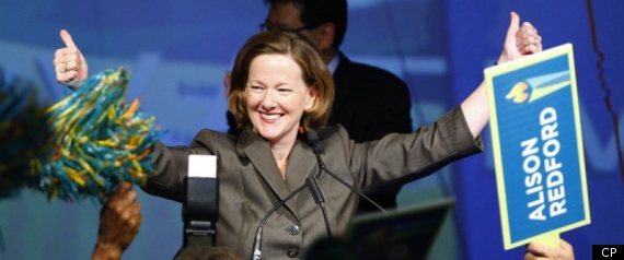 Alison Redford Sworn In As