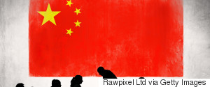 CHINA FLAG TABLE