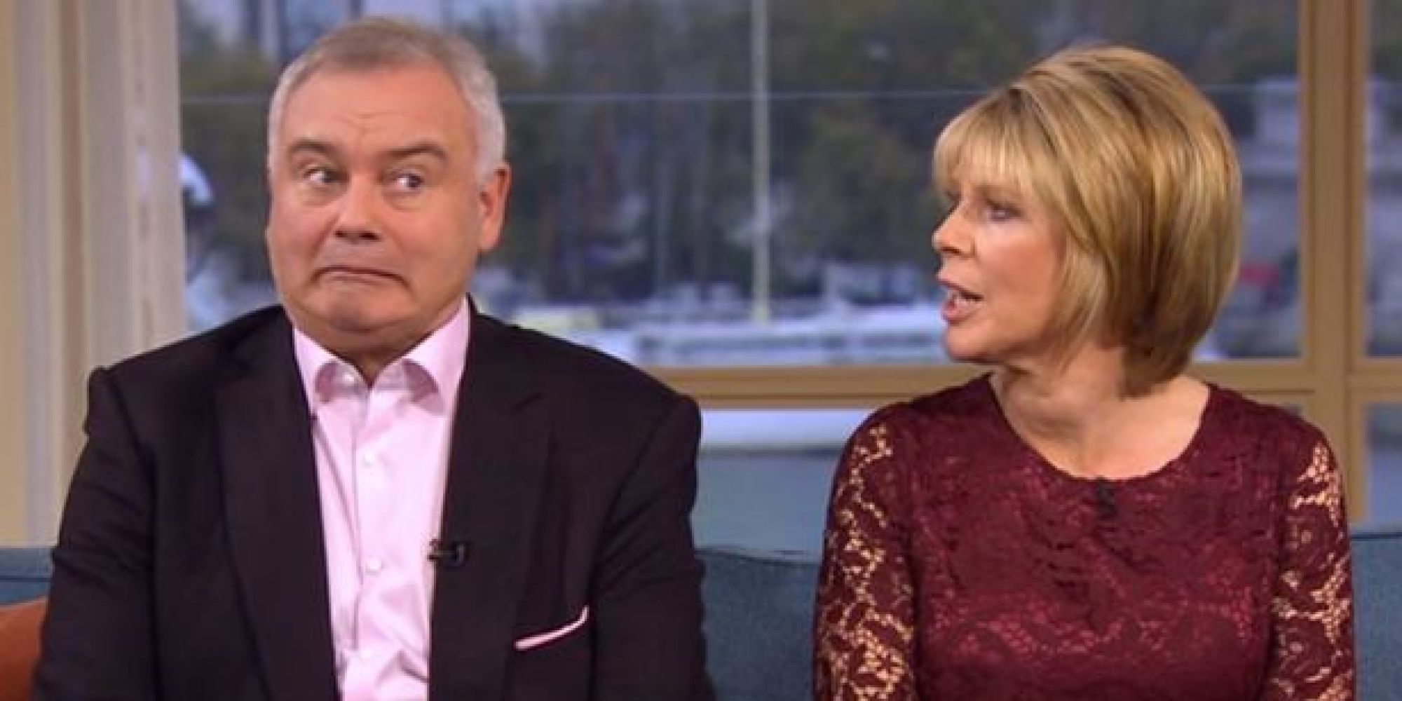 This Morning Ruth Langsford Appears To Call Husband Eamonn Holmes A 