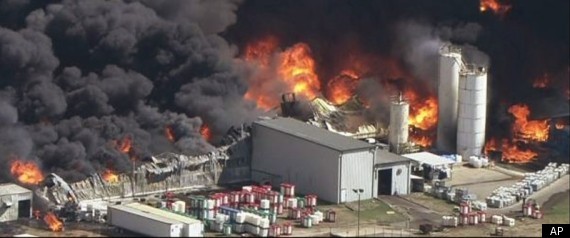 Waxahachie Texas Magnablend Chemical Plant Fire
