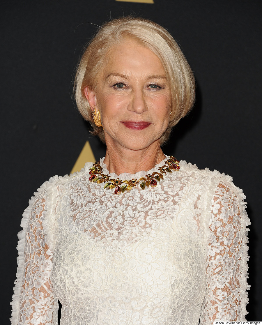 Helen Mirren Is A Vision In White At The Governors Awards