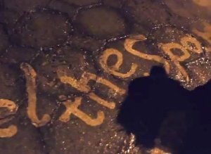Reverse Graffiti In Riga Latvia