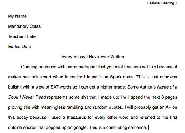 How to write good college entrance essays